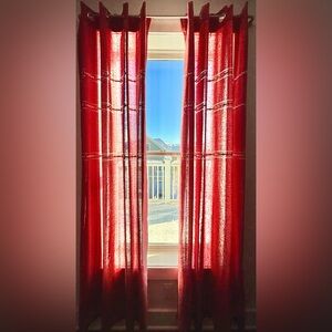 Wayfair Window Curtains Light Filtering Linen Blend 84" Panels